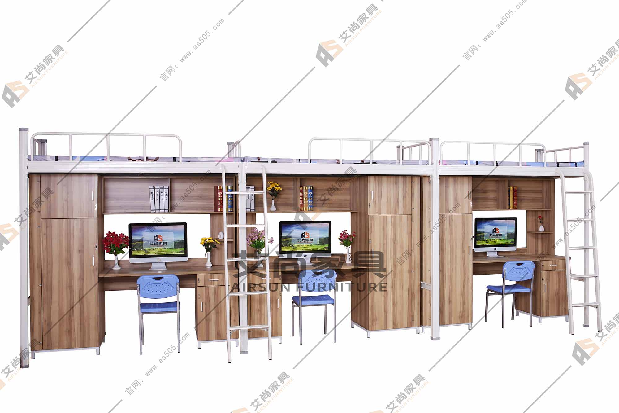 上床下桌公寓床