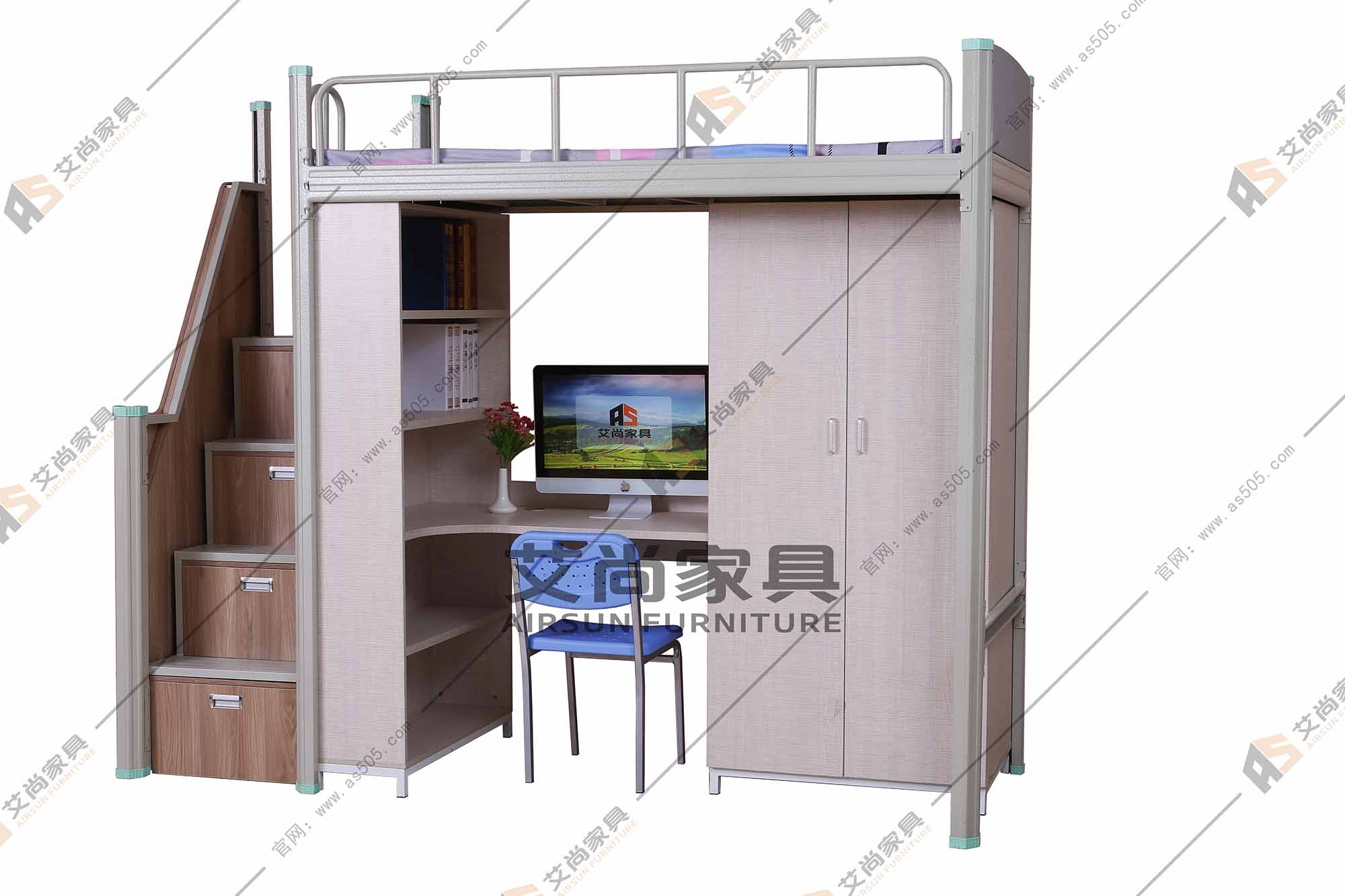 學(xué)生公寓組合床