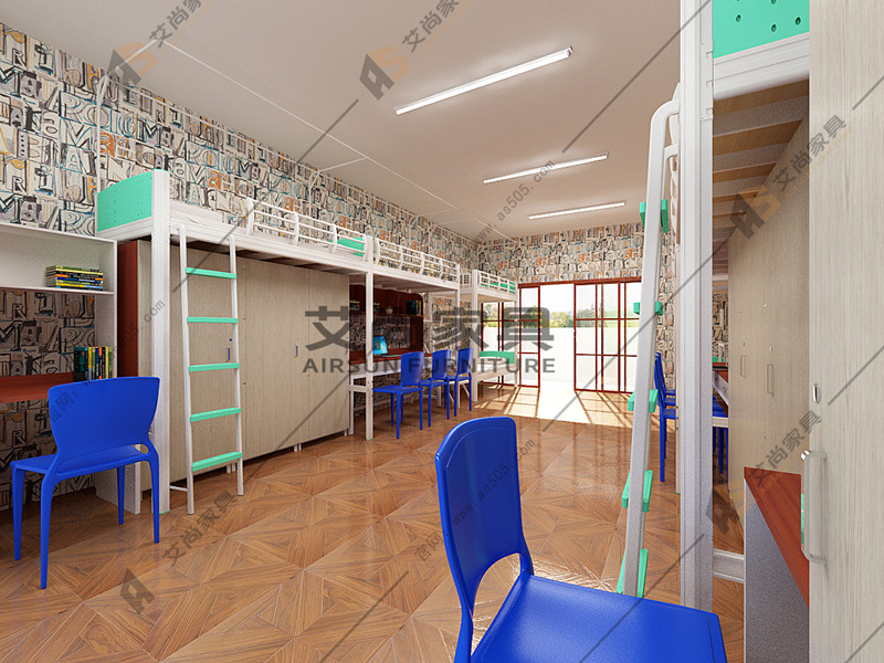 學(xué)生公寓雙層鐵架床