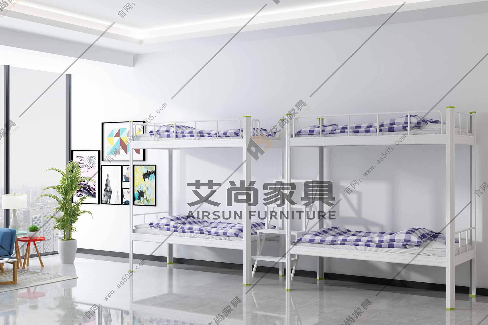 學生宿舍雙層鐵床 學生宿舍雙層鐵床