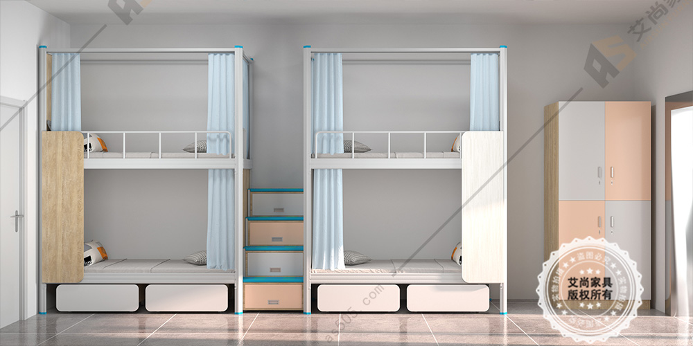 鋼制雙層鐵架床