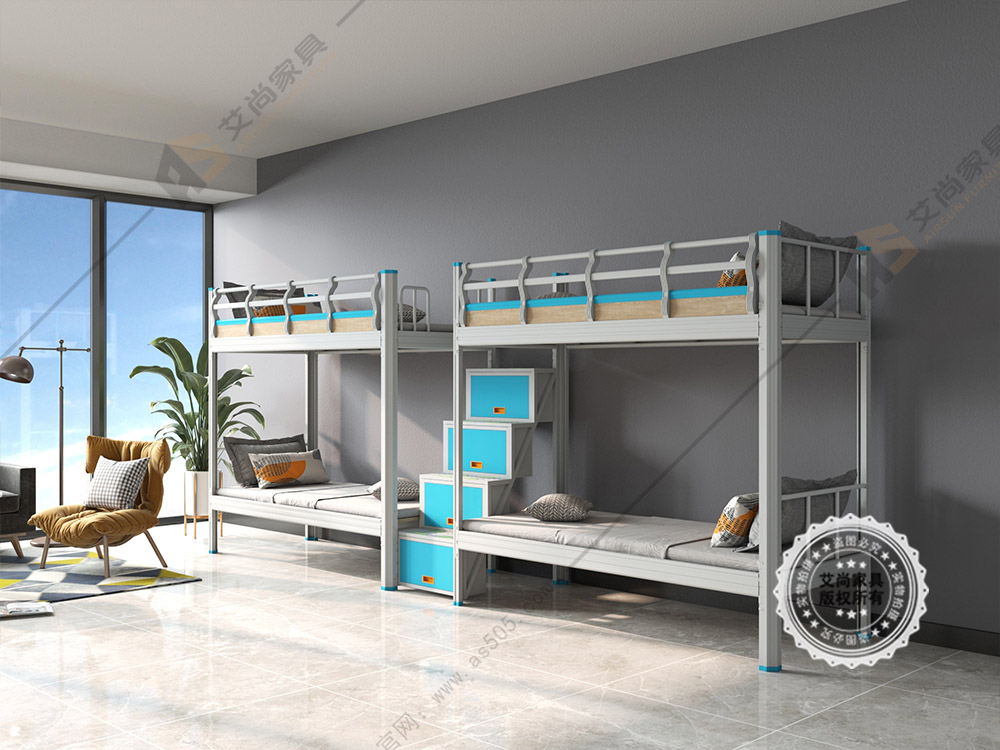 鋼鐵雙層鐵床宿舍家具會(huì)生銹嗎？艾尚家具教你如何防銹