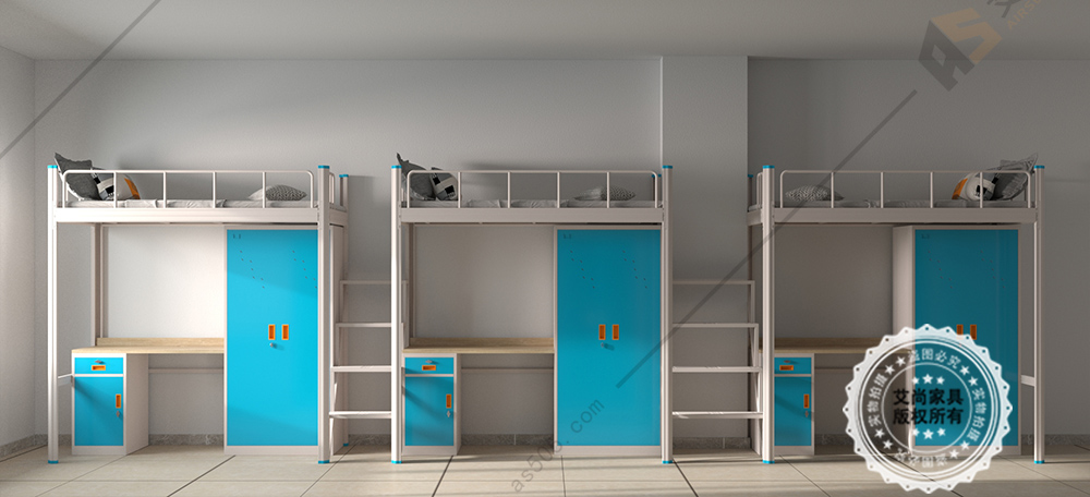 鋼制學(xué)生公寓床