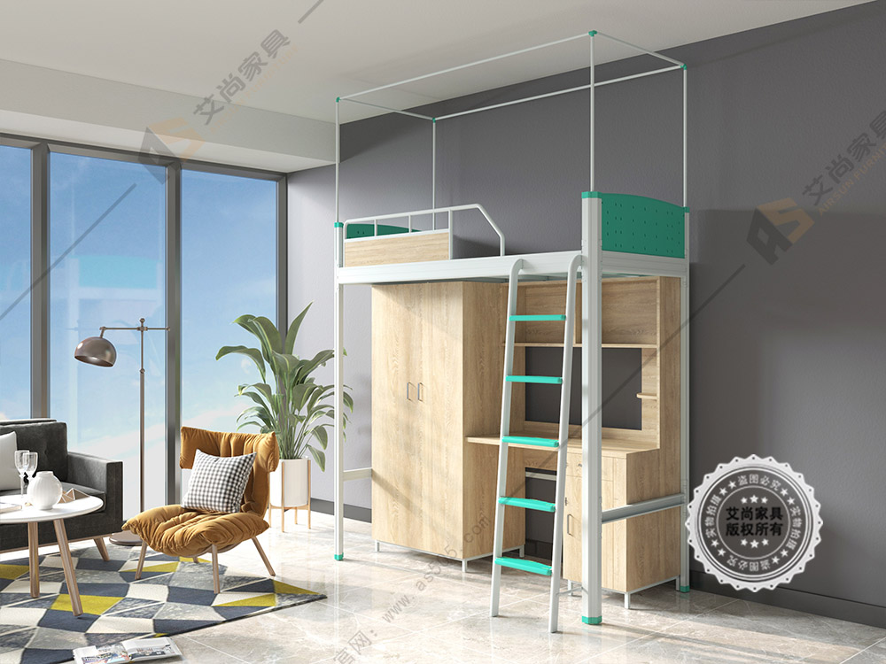 上床下桌公寓床 上床下桌公寓床